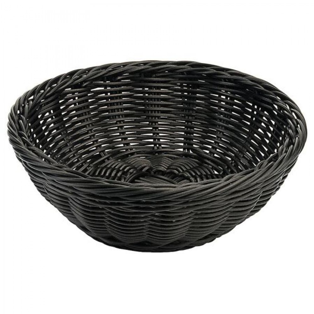 Kenyérkosár - 4783-as széria - 20 cm fekete - MOSHATÓ