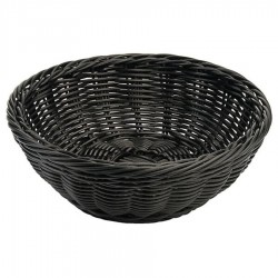 Kenyérkosár - 4783-as széria - 20 cm fekete - MOSHATÓ