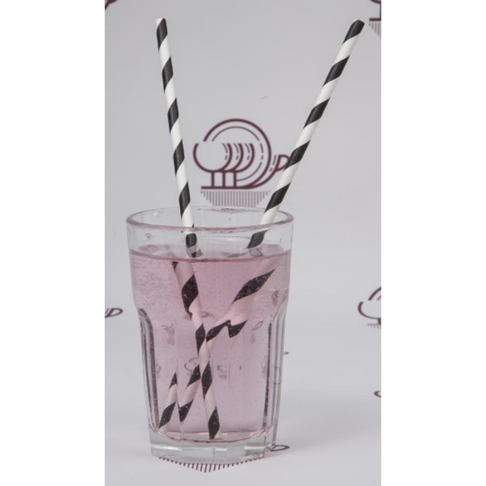 Komposztálható szívószál 6 mm x 23 cm 250 db