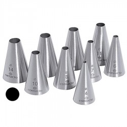 Csővég készlet sima 9 darabos