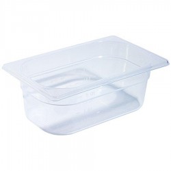 GN 1/4-es edény polipropilénből 100 mm mély, 2,5 L