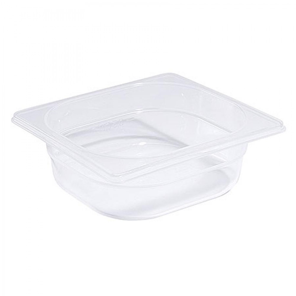 GN 1/6-os edény polipropilénből 65 mm mély, 0,8 L