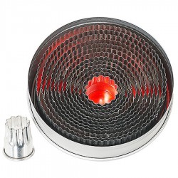 Sütikiszúró 617-es széria, 14 darabos hullámosszélű kerekformák