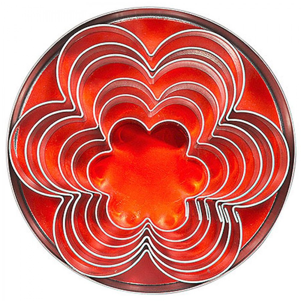 Sütikiszúró 636-os széria, 6 darabos virágformák