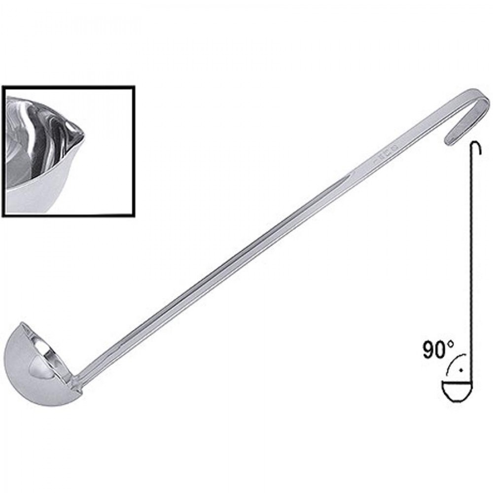 Szósz, dresszingkanál, 0,06 L, 1816-os széria - hosszúnyelén mértékjellel