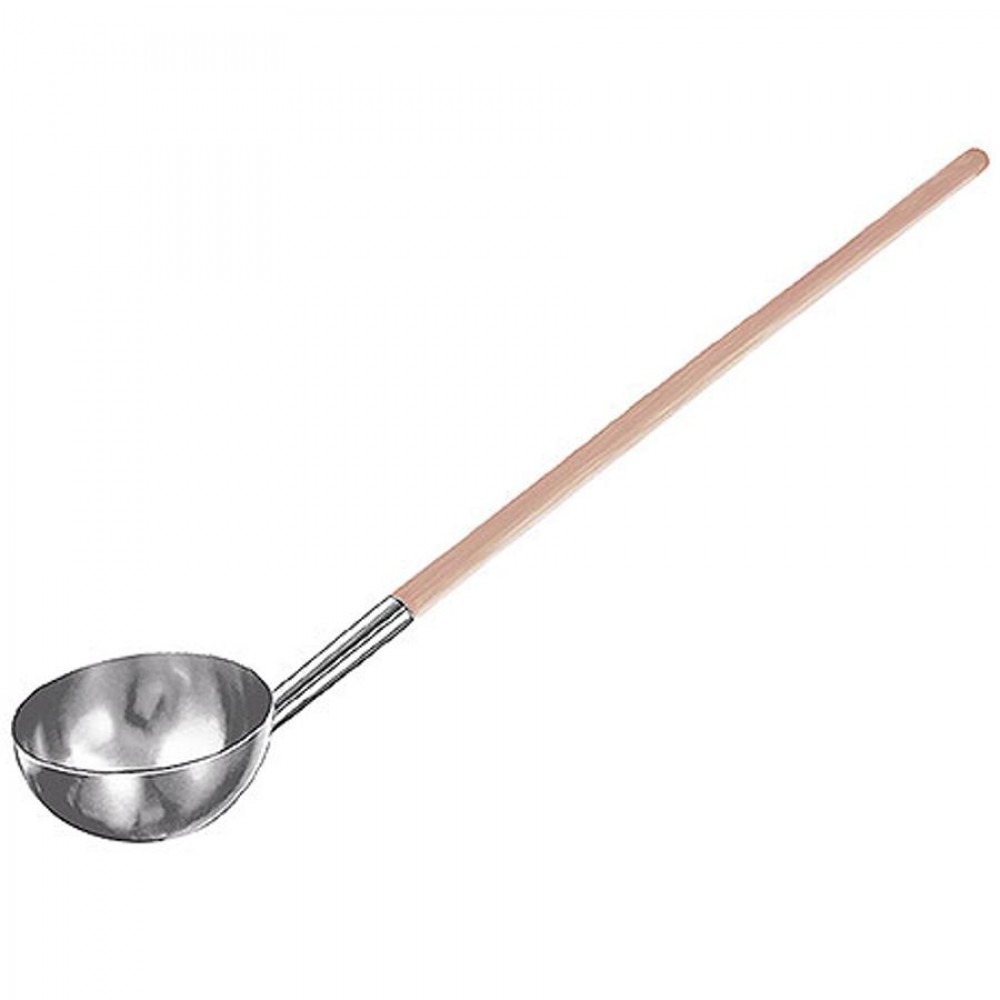 Üstmerő kanál fanyéllel 3,5 L