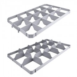 MIDI szállítódobozhoz pohárszállítórácsok 15 db pohárnak