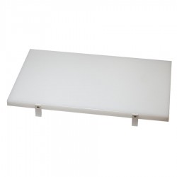 Vágólap * fehér * 50 x 30 x 1,5 cm * ütköző fülekkel