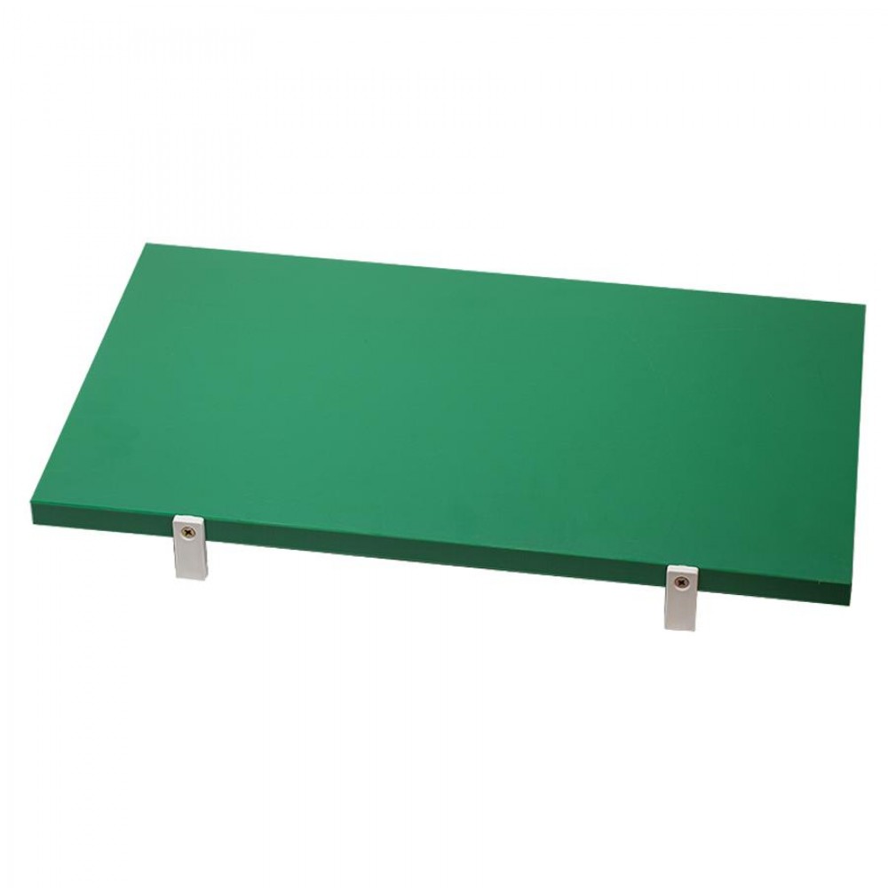 Vágólap * zöld * 40 x 30 x 1,5 cm * ütköző fülekkel