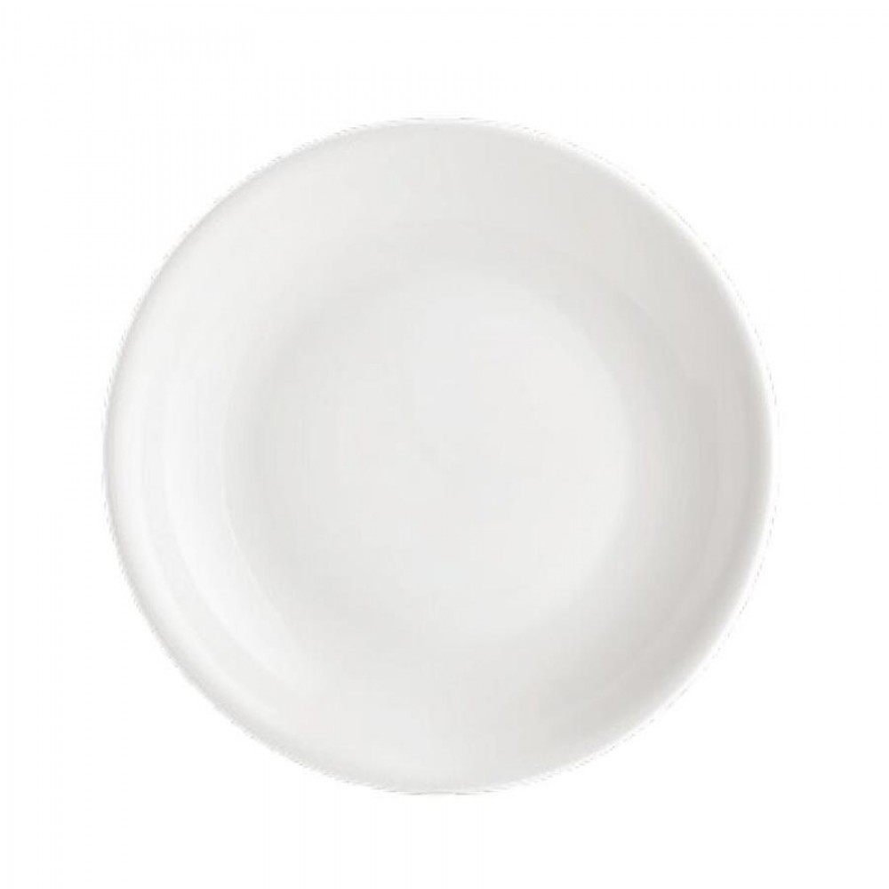 By bone fehér prezentációs tál 25 cm, 1300 cc