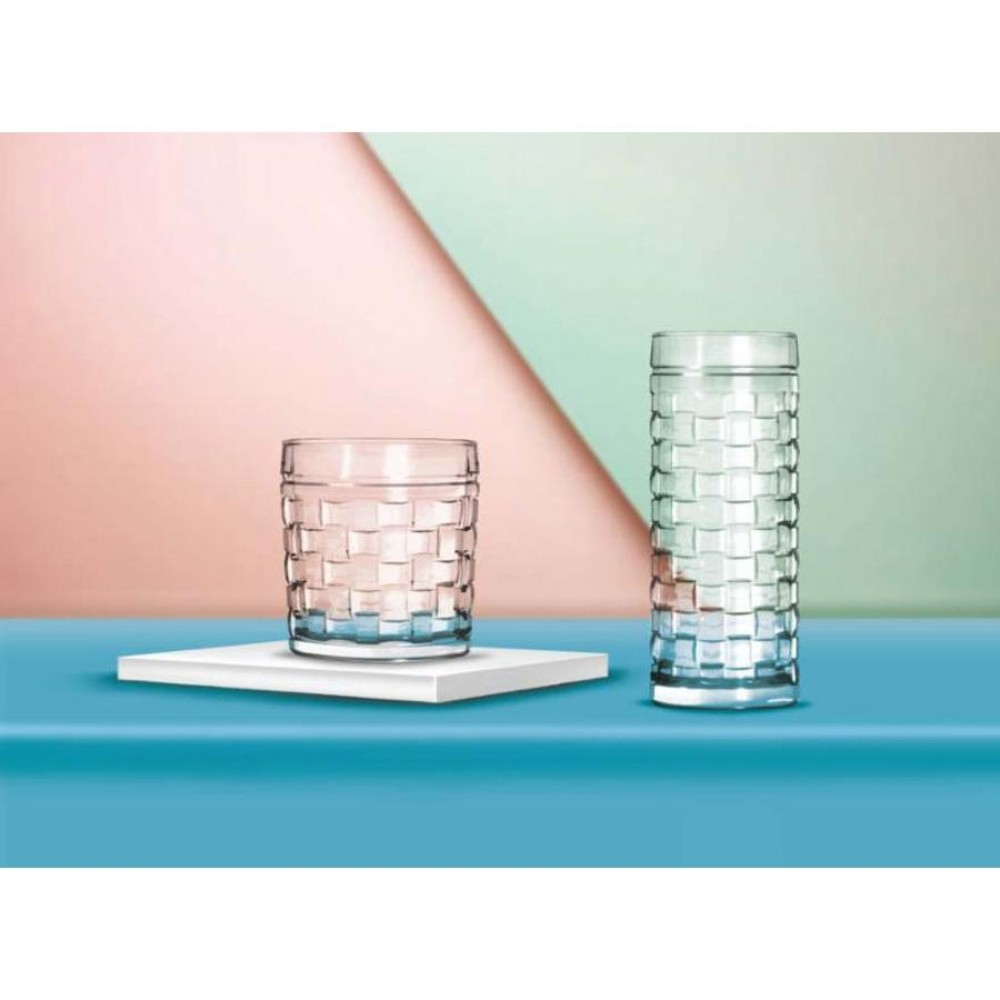 Ratan dekor whisky pohár 245 ml