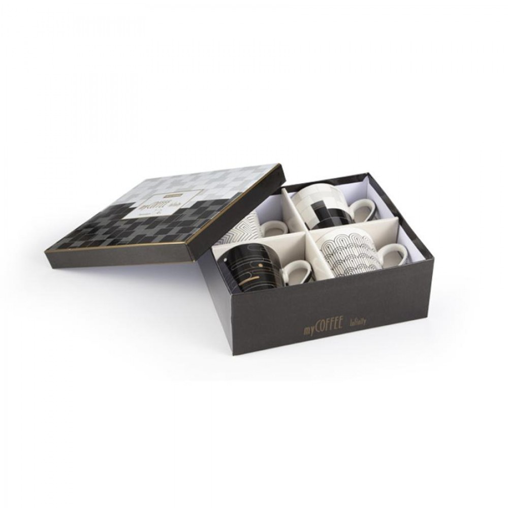 myCOFFEE Bögre, 4 db, Infinity