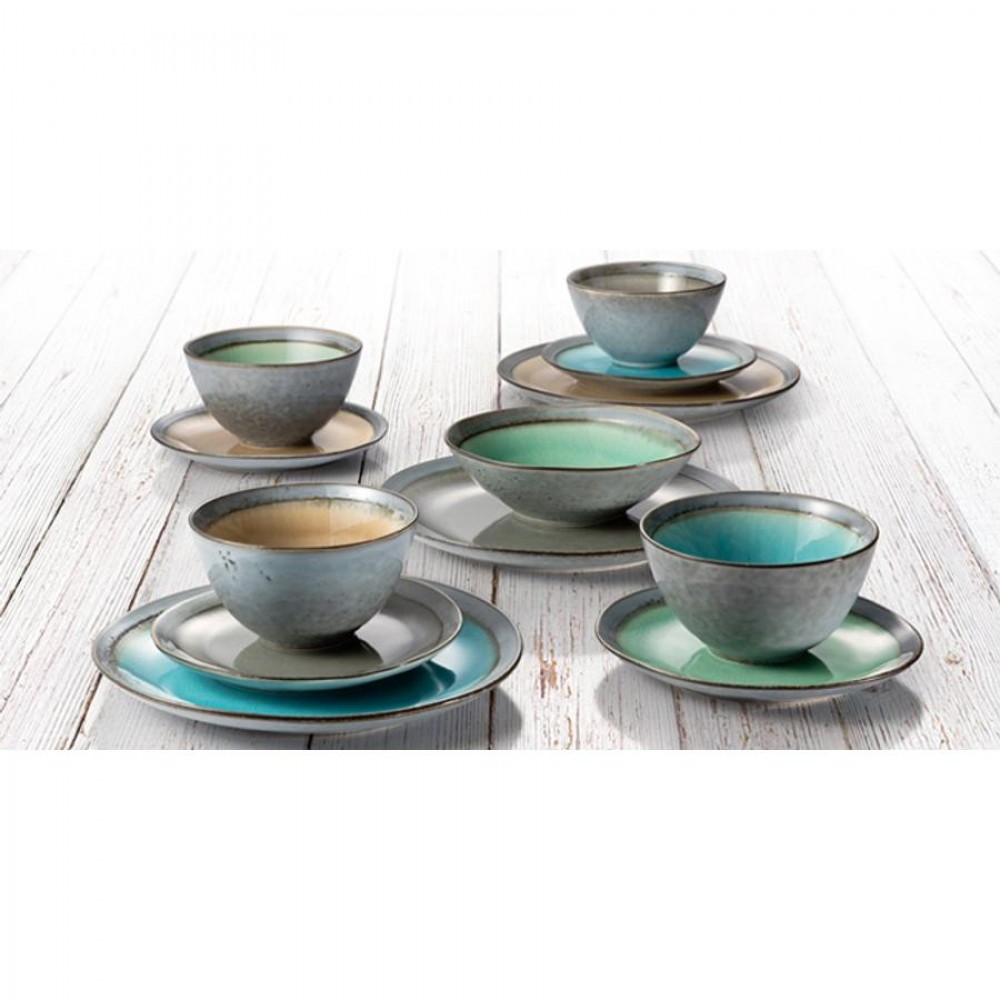 EMOTION desszertes tányér o 20 cm, barna