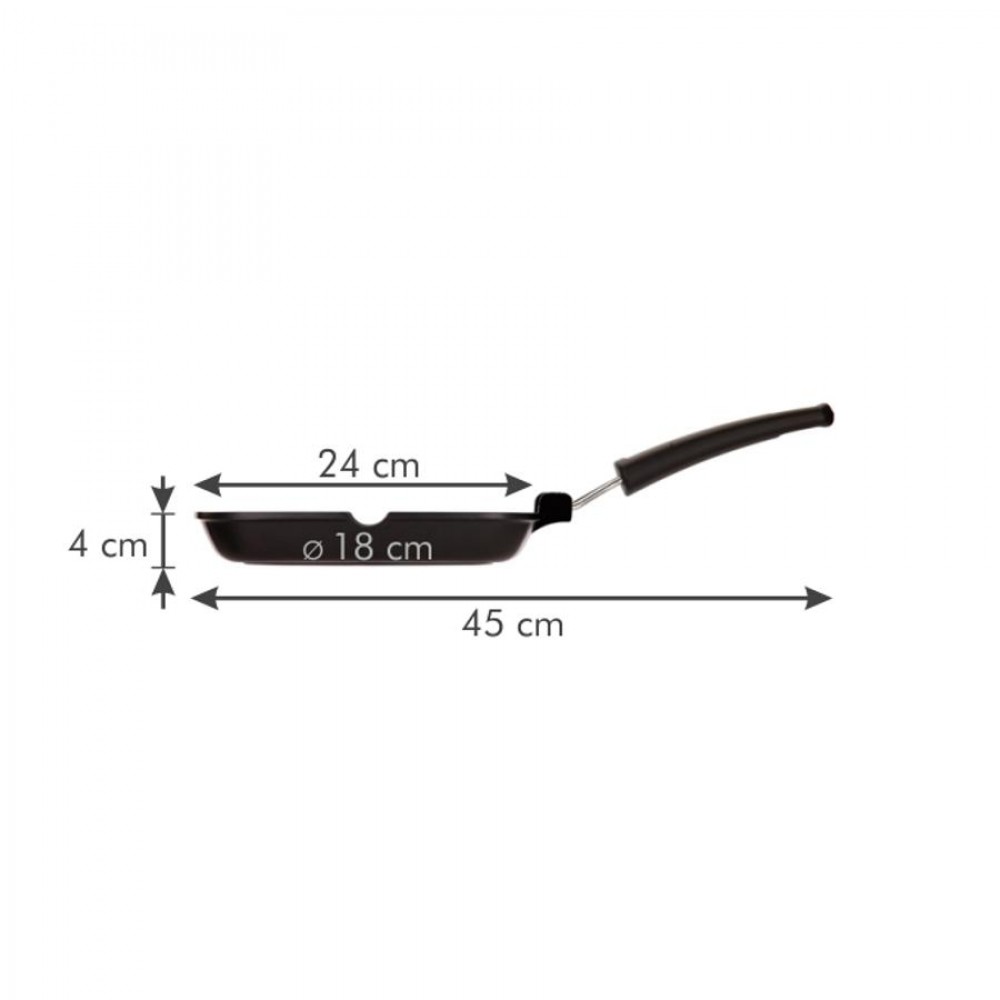 PREMIUM Grill serpenyő 24 x 24 cm