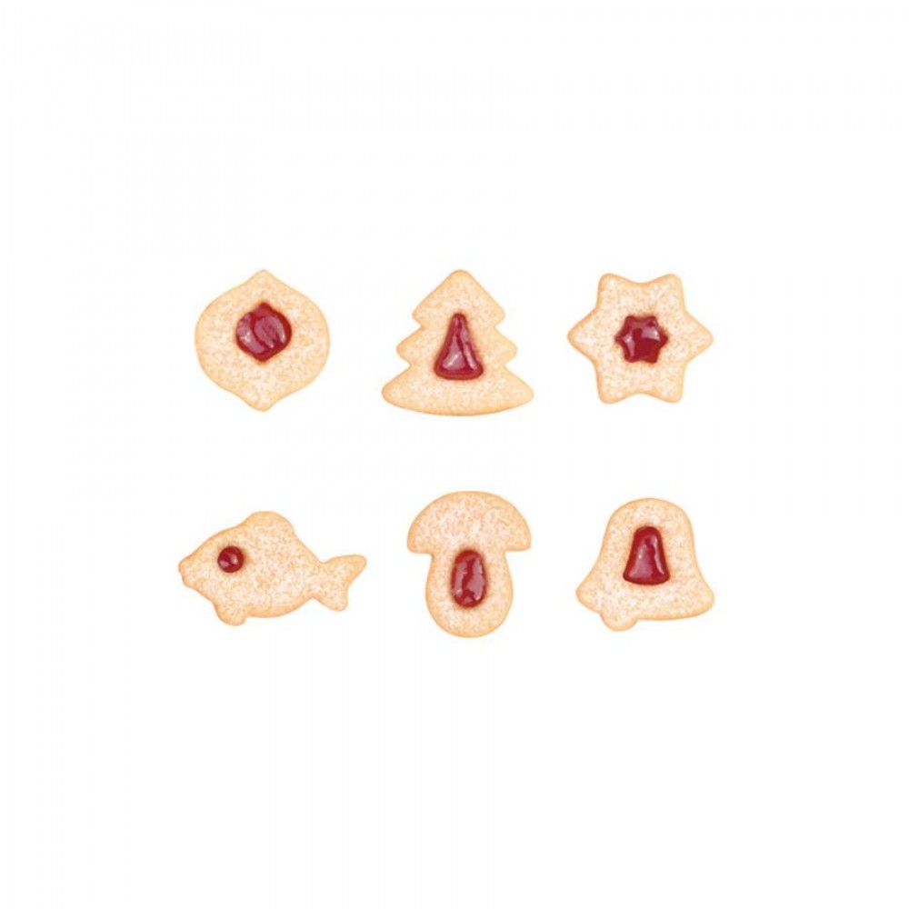 DELÍCIA Oml. süti kiszúrók,karácsony 6db