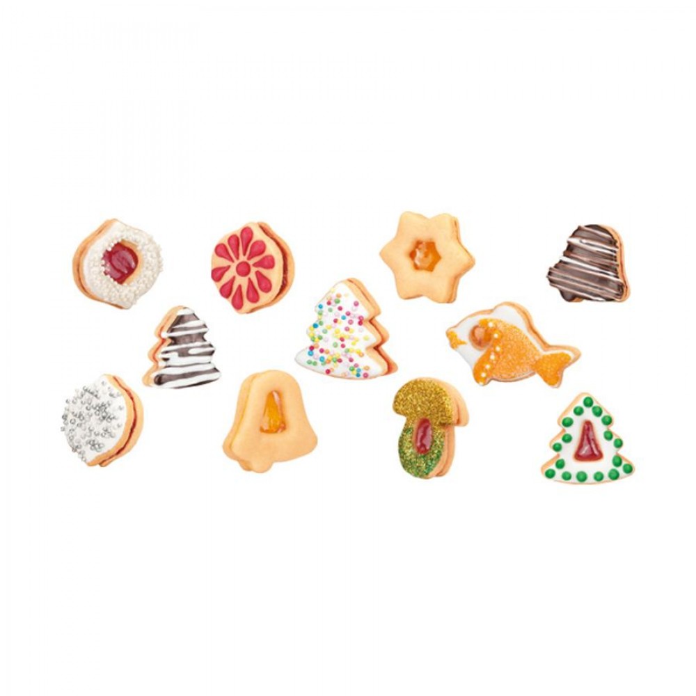 DELÍCIA Oml. süti kiszúrók,karácsony 6db