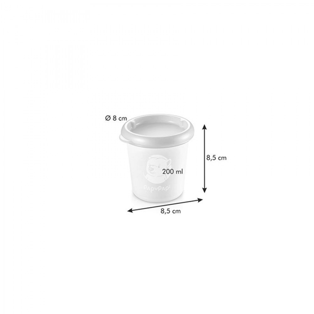 PAPU PAPI ételt.doboz,200 ml,2 db,rózsa.