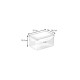 FRESHBOX ételtároló doboz 5,2 l, mély