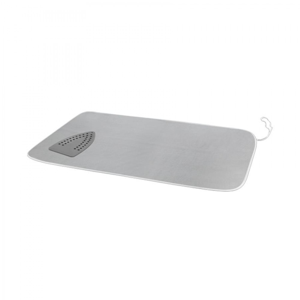 F.HOME Aszt.vas.takaró alátét.,met.szür.