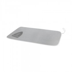 F.HOME Aszt.vas.takaró alátét.,met.szür.