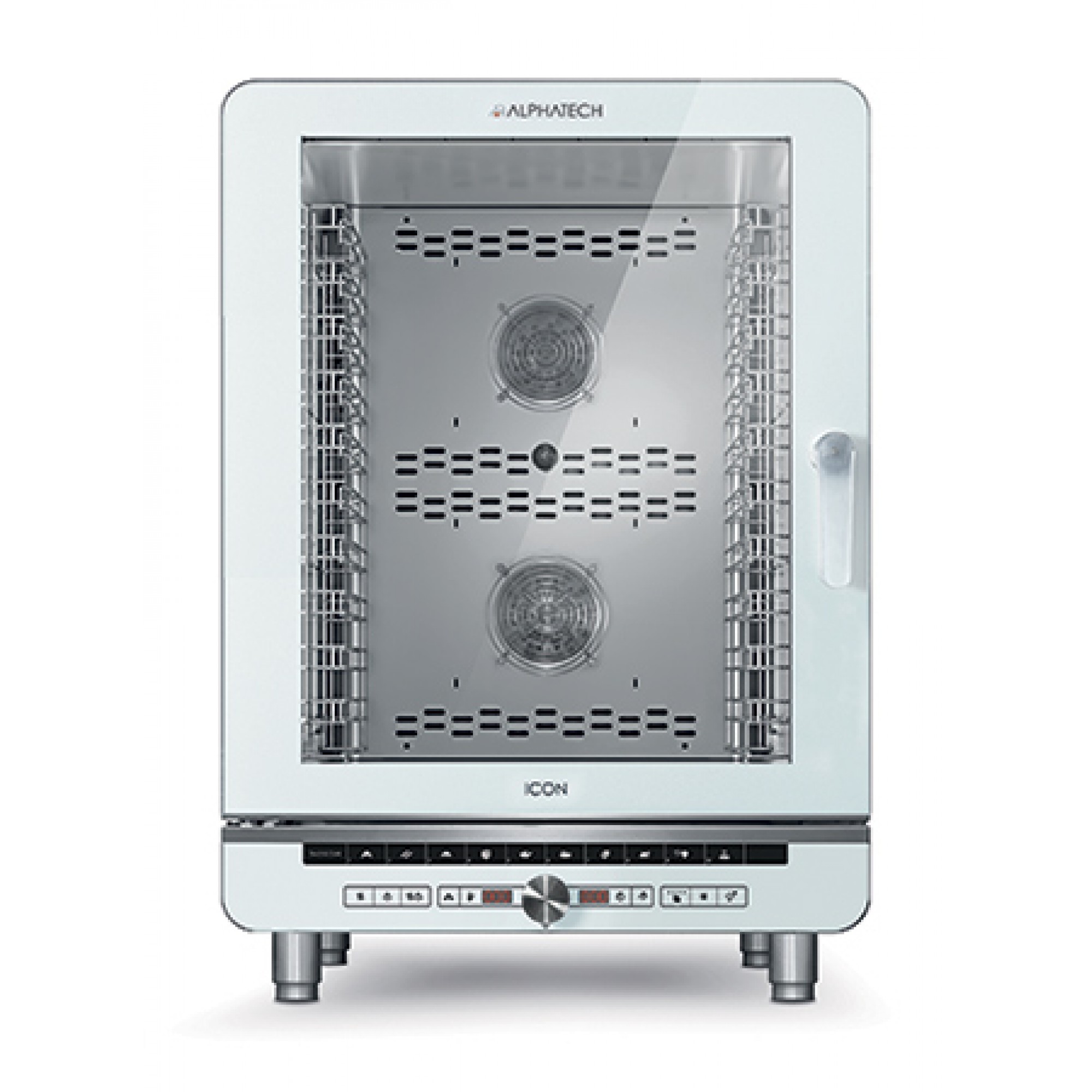 ALPHATECH ICON 10 TÁLCÁS KOMBISÜTŐ, ÉRINTŐGOMBOS VEZÉRLÉS