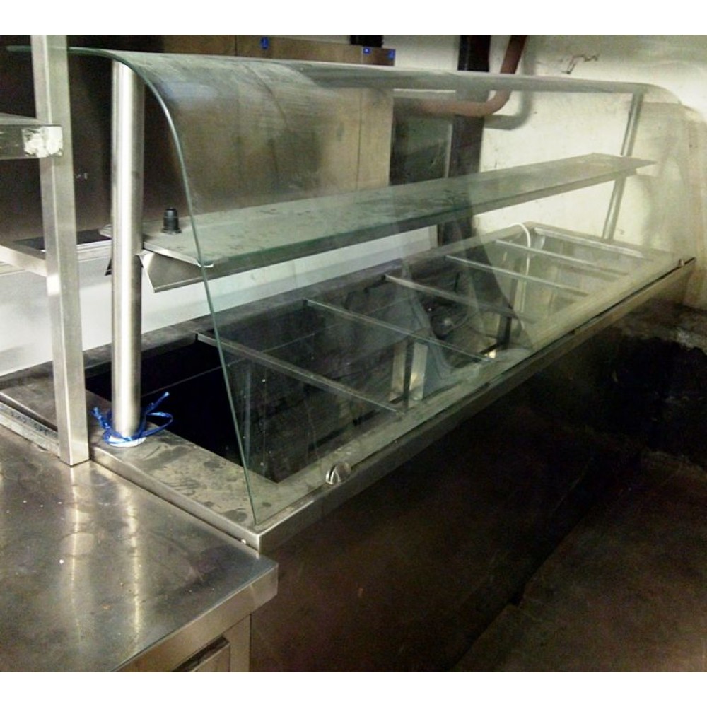 Hűtőpult 6x GN1/1 (alsó, hűtött tárolóval)