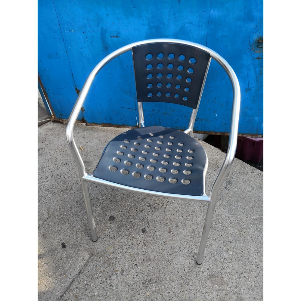 Kültéri szék (kék, műanyag)